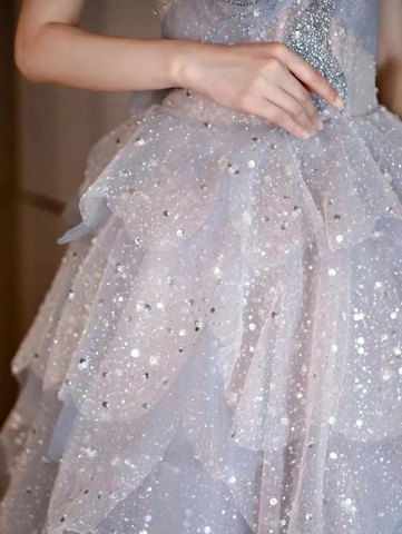 Lujoso vestido de fiesta brillante, vestido de quinceañera, vestido de princesa, Y2403