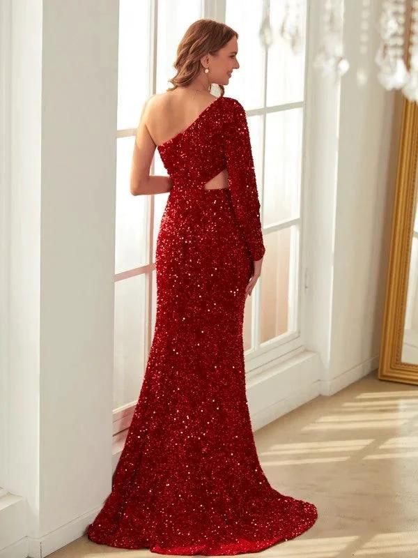 Side Cut Out Prom Dresses with Split SYP162 by vivymakudress
