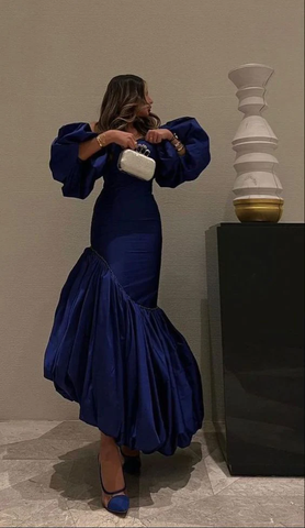 Vestidos de fiesta azules, vestidos de noche, vestidos de fiesta, vestido formal sexy Y4023