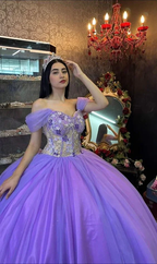 Charming Off The Shoulder Tulle Ball Gown,Sweet 16 Dress Y6028 by simplepromdress