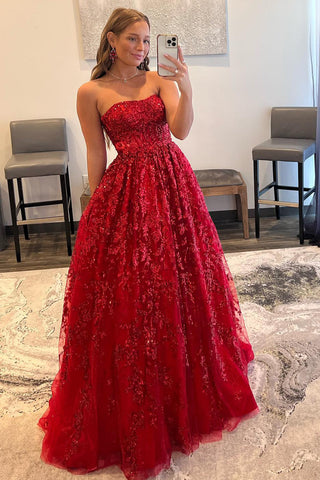 Zara | Vestido de fiesta largo de encaje con lentejuelas y bolsillos, corte A