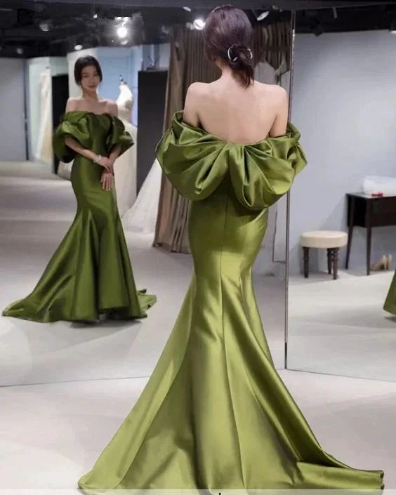 Emerald Evening Dress Women's Party Dress Off Shoulder Sexy Bodycon Dress Evening Club Birthday Dress Y4047 by simplepromdress