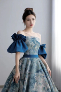 New Style Detachable Sleeve Long Prom Dress Unique Formal Evening Dress Y6081 by simplepromdress