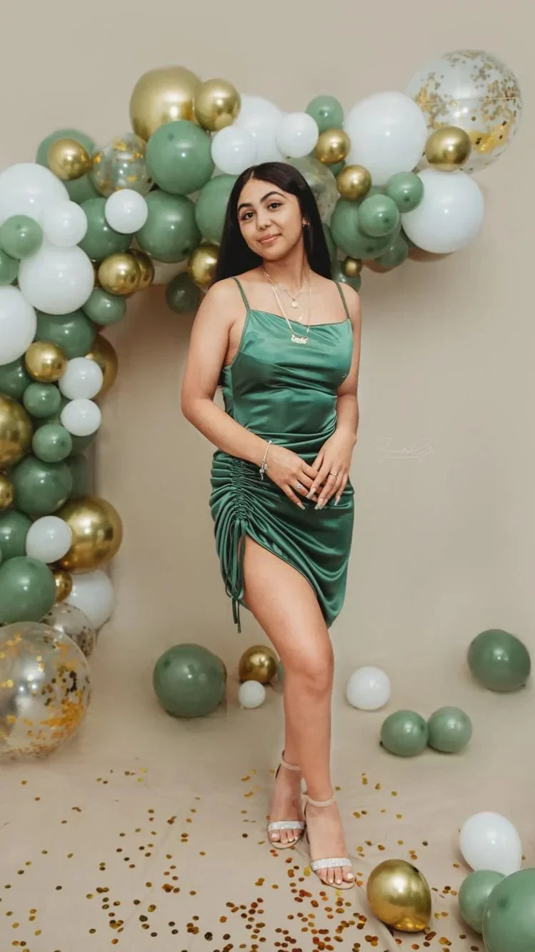 Green Spaghetti Straps Homecoming Dress 18th Birthday Party Dress Y2626 by simplepromdress