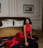 Charming Red Sleeveless Satin Sheath Evening Dress Formal Prom Dress Y8209 by simplepromdress
