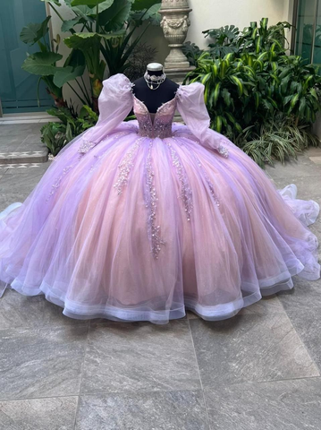 Vestido de fiesta vintage de tul, vestido de quinceañera, vestido de princesa Y2353