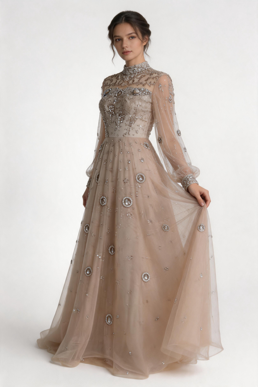 Chic Blue Strapless Satin Print Floral Long Prom Dress Sheath Slit Evening Dress Y8152 by simplepromdress