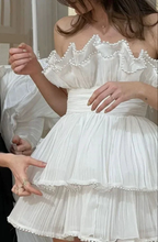 White Short Party Dress Homecoming Dress Y5971 by simplepromdress