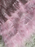 Women Sexy Feather Sparkly Tassel Dress Pink Sequin Fringe Dance Flapper Dress Summer Formal Dress,Pink Homecoming Dress Y2470 by simplepromdress