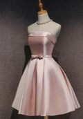 Pink Off Shoulder Short Homecoming Dresses Y6712 by simplepromdress