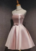 Pink Off Shoulder Short Homecoming Dresses Y6712 by simplepromdress