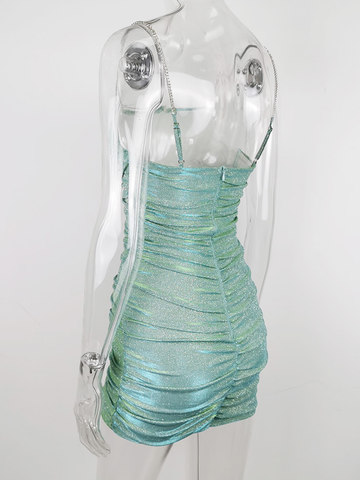 Sexy Shiny Dress Short Homecoming Dress Y1908