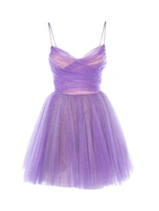 A-line Spaghetti Straps Tulle Homecoming Dress Cute Birthday Party Dress Y2512 by simplepromdress