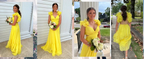 Chiffon A Line Ruffle Prom Dresses for Women V Neck Long Bridesmaid Dresses Backless Formal Evening Gowns Y3043 by simplepromdress