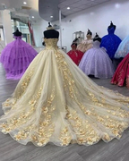 Strapless Quinceanera Dresses Ball Gown Puffy Sweet 16 Dresses for Teens Sweetheart Pageant Gowns Y2853 by simplepromdress