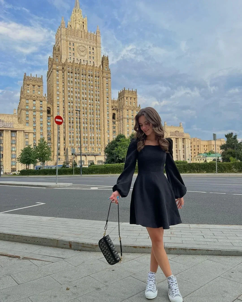 Vintage A-line Black Homecoming Dress Black Party Dress Y2351 by simplepromdress