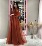 Fashion A-line Tulle Evening Dress Long Prom Dress Y5563 by simplepromdress