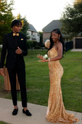 Sweetheart Sequins Mermaid Prom Dresses,Shiny Evening Dress Y4195 by simplepromdress