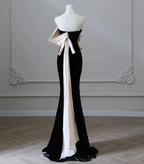 Elegant Satin Mermaid Train Formal Party Dress Prom Evening Dress Y6414 by simplepromdress