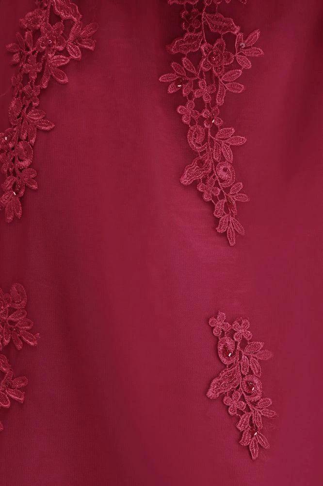 A-Line Bateau Long Plus size Sleeveless Evening Dresses with Appliques by misshow.com