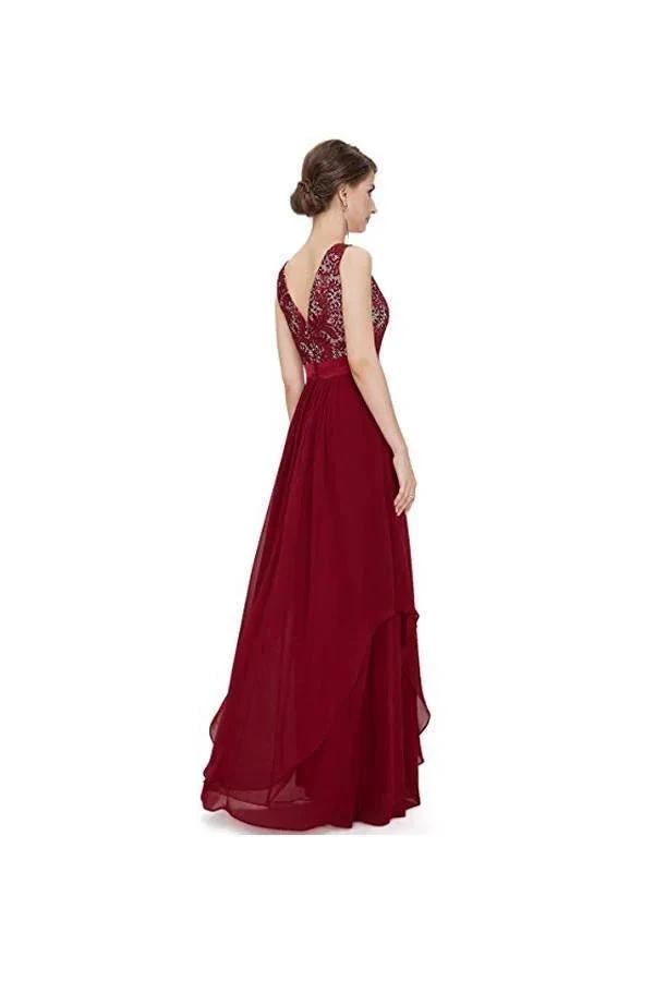 A-line Chiffon Round Neck Evening Dress Party Dress Prom Dress PG269 by pgmdress