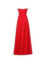A-line Chiffon Sweetheart Bridesmaid Long Evening Gown PG248 by pgmdress