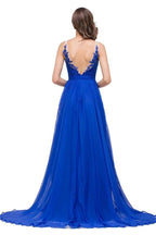 A-line Floor-length Crew Chiffon Bridesmaid Dresses by misshow.com