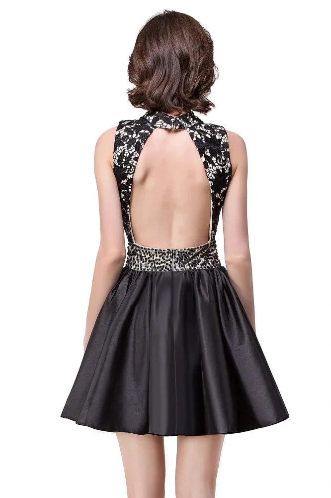 A-line Halter Lace Party Dress by misshow.com