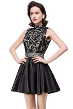 A-line Halter Lace Party Dress by misshow.com