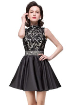 A-line Halter Lace Party Dress by misshow.com