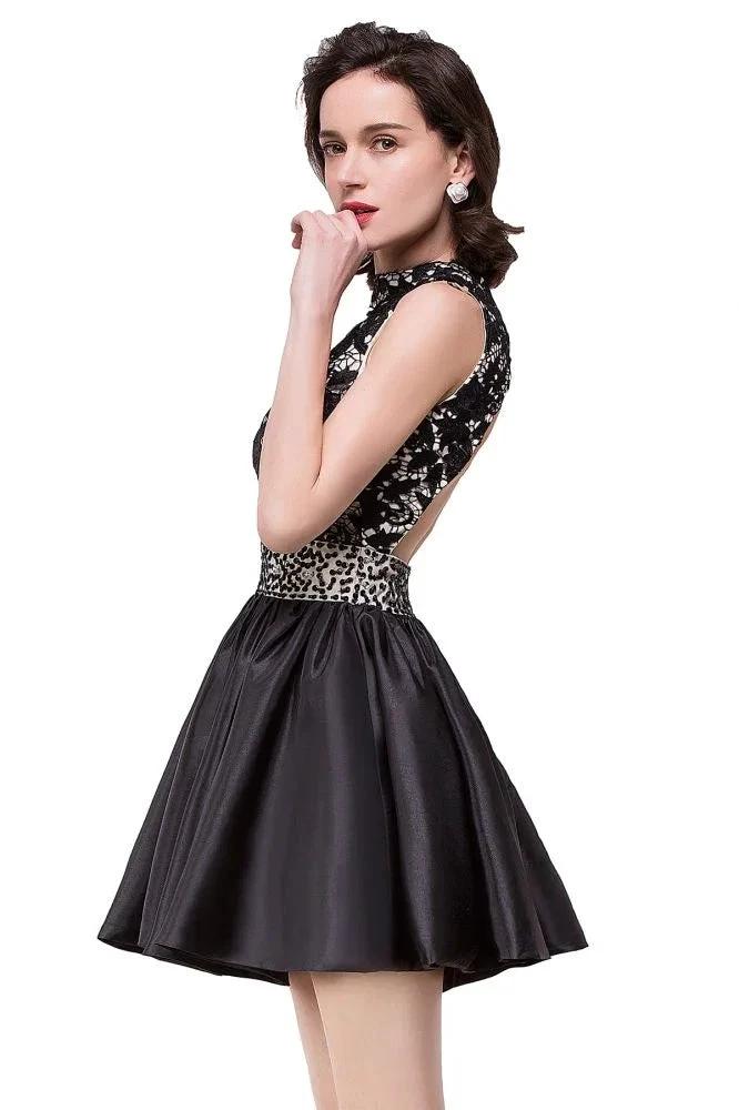 A-line Halter Lace Party Dress by misshow.com
