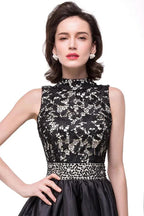 A-line Halter Lace Party Dress by misshow.com
