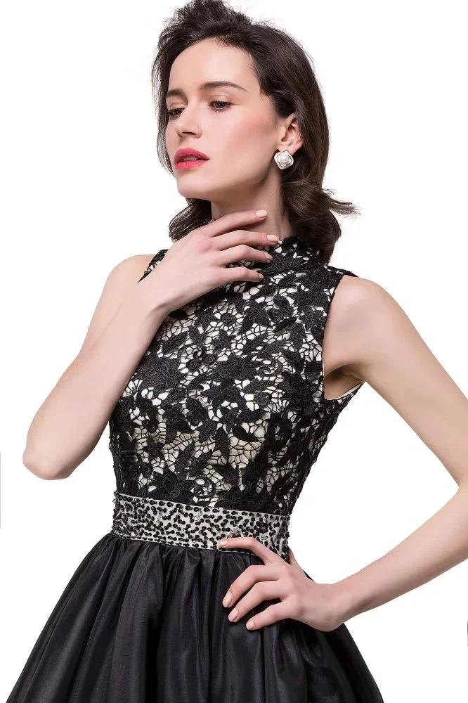 A-line Halter Lace Party Dress by misshow.com