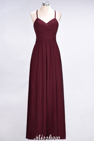 Vestido de dama de honor sin mangas con escote en V, corte A y volantes, vestido de noche con vuelo