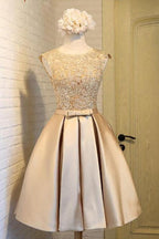 A-line Homecoming Dress Chic Red Short Prom Dress Party Dress PD388