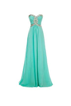 A-line Long Chiffon Prom Dress Evening Gown Crystal Beaded PG250 by pgmdress