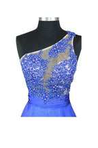 A-line One Shoulder Chiffon Prom/Evening Dresses PG260 by pgmdress