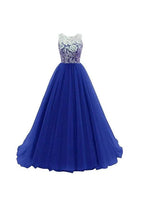 A-line Prom Dress lace bridesmaid long evening gowns PG246 by pgmdress