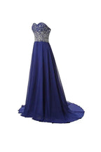 A Line Prom Dresses Chiffon Sweetheart Evening Dresses PG264 by pgmdress