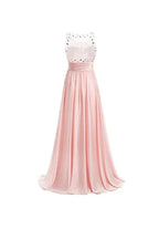 A-line Prom Dresses Floor Length Chiffon Evening Gowns PG255 by pgmdress