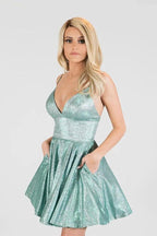 A-line Spaghetti Straps Short Prom Dress Unique Homecoming Dress PD416 by pgmdress