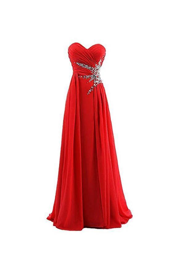 A-line Sweetheart Beading Chiffon Prom Dress Evening Gown PG262 by pgmdress