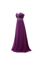 A-line Sweetheart Chiffon Long Prom Dresses Evening Dresses PG249 by pgmdress