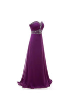A-line Sweetheart Chiffon Long Prom Dresses Evening Dresses PG249 by pgmdress