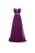 A-line Sweetheart Chiffon Long Prom Dresses Evening Dresses PG249 by pgmdress