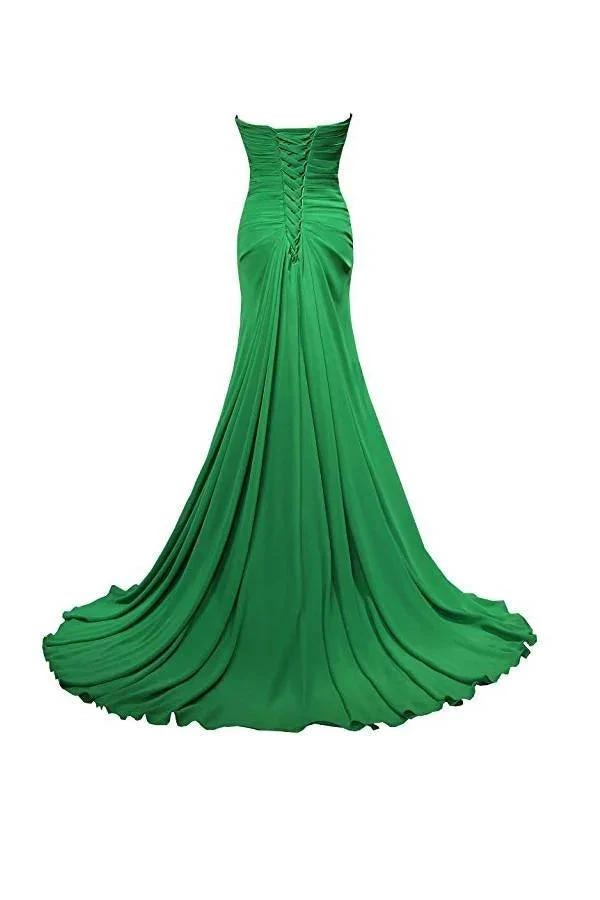A-line Sweetheart Floor Length Chiffon Bridesmaid Dresses BD021 by pgmdress