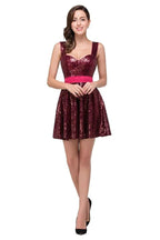 A-line Sweetheart sequins Prom Dress by misshow.com