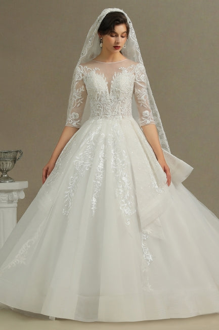 A-line Wedding dress | Wedding dresses with sleeves
