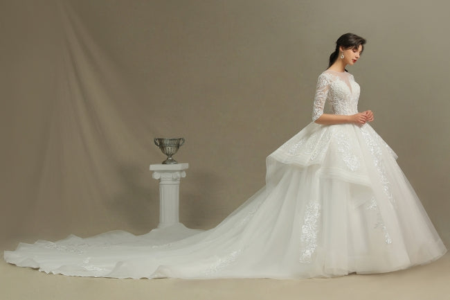 A-line Wedding dress | Wedding dresses with sleeves