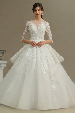 A-Linien-Brautkleid | Brautkleider mit Ärmeln